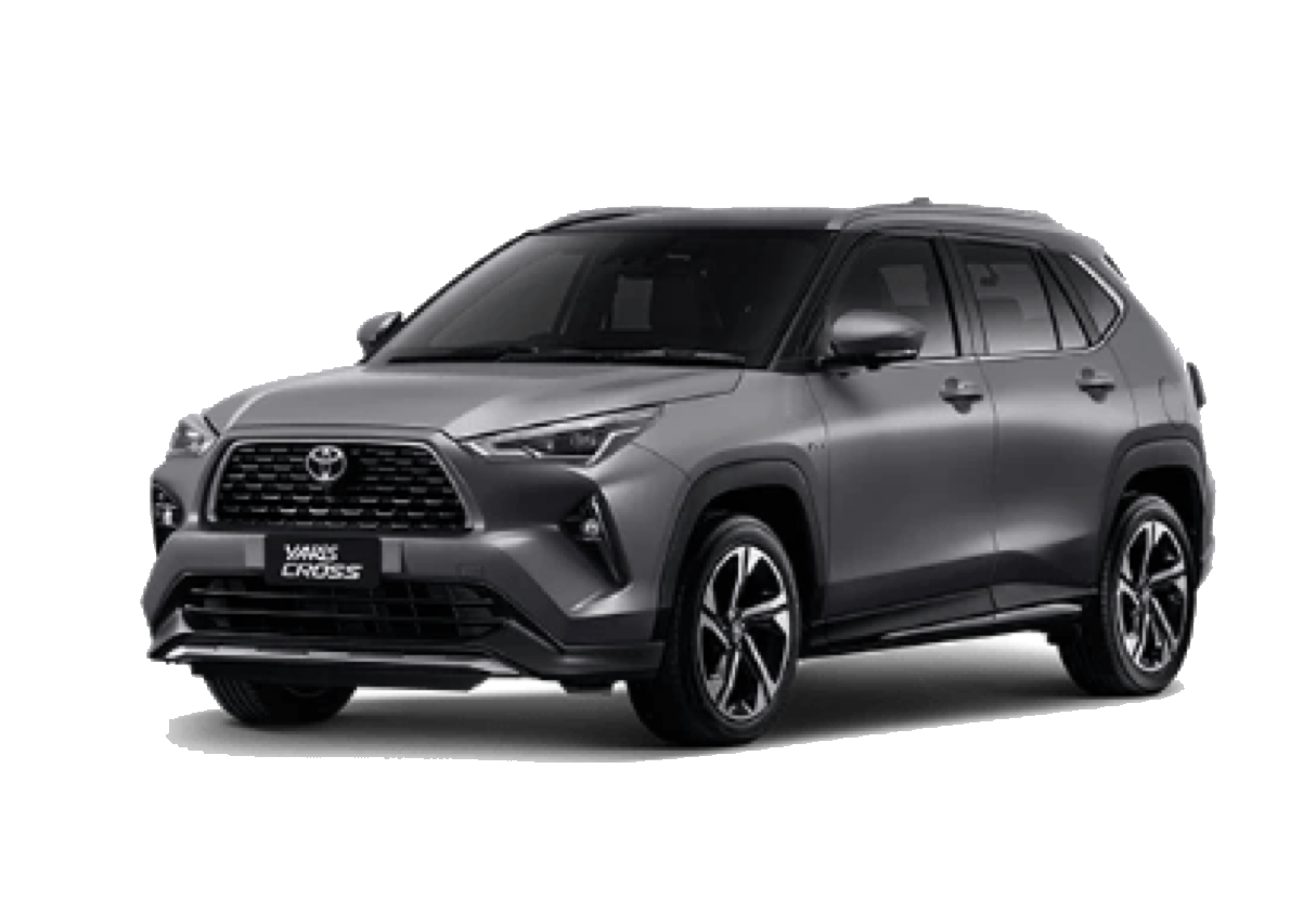 Серая Toyota Yaris Cross Hybrid